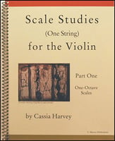 Scale Studies (One String) for the Violin #1 One Octave Scales Violin Book cover